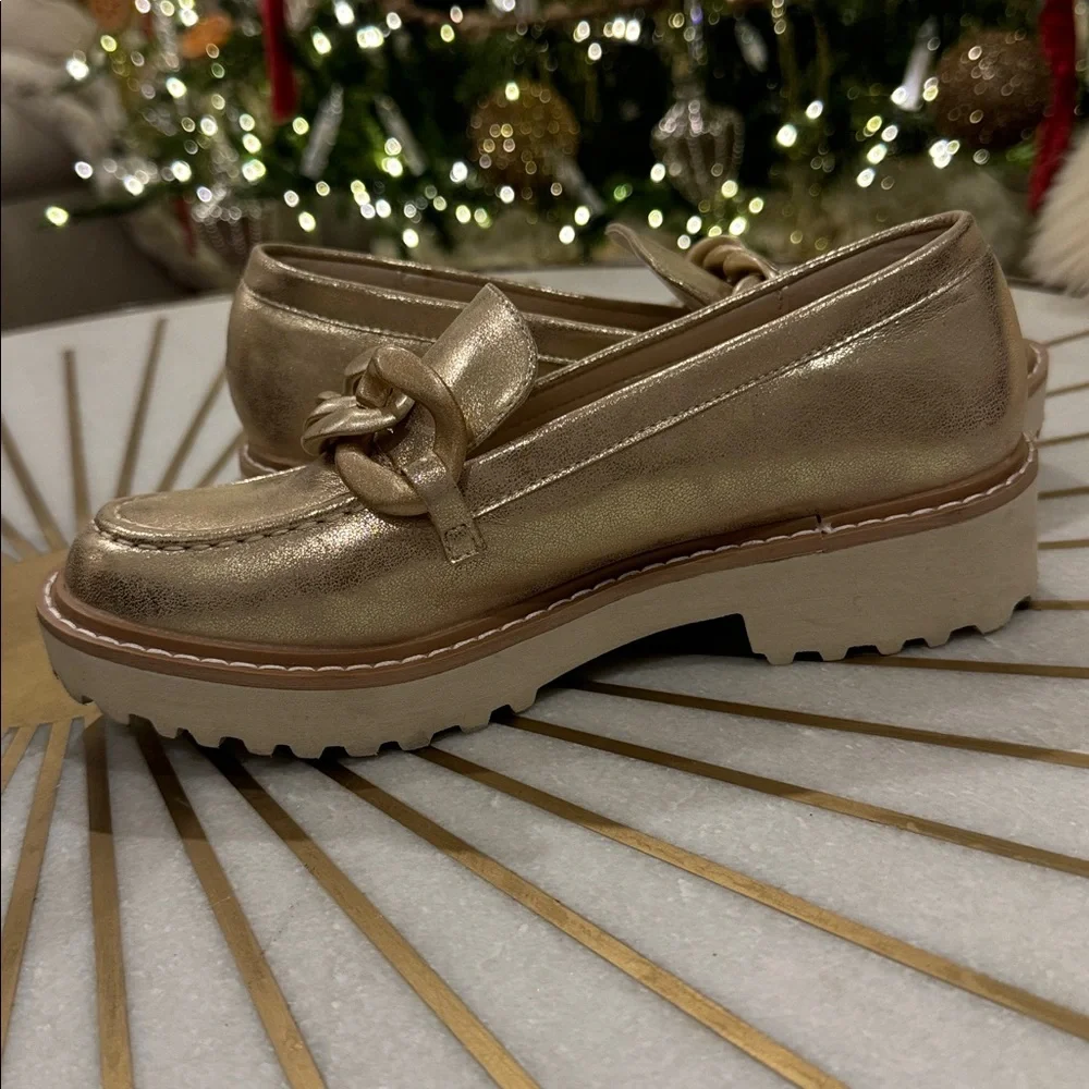 Pierre Dumas MORA-2 GOLD SHOES Size 6